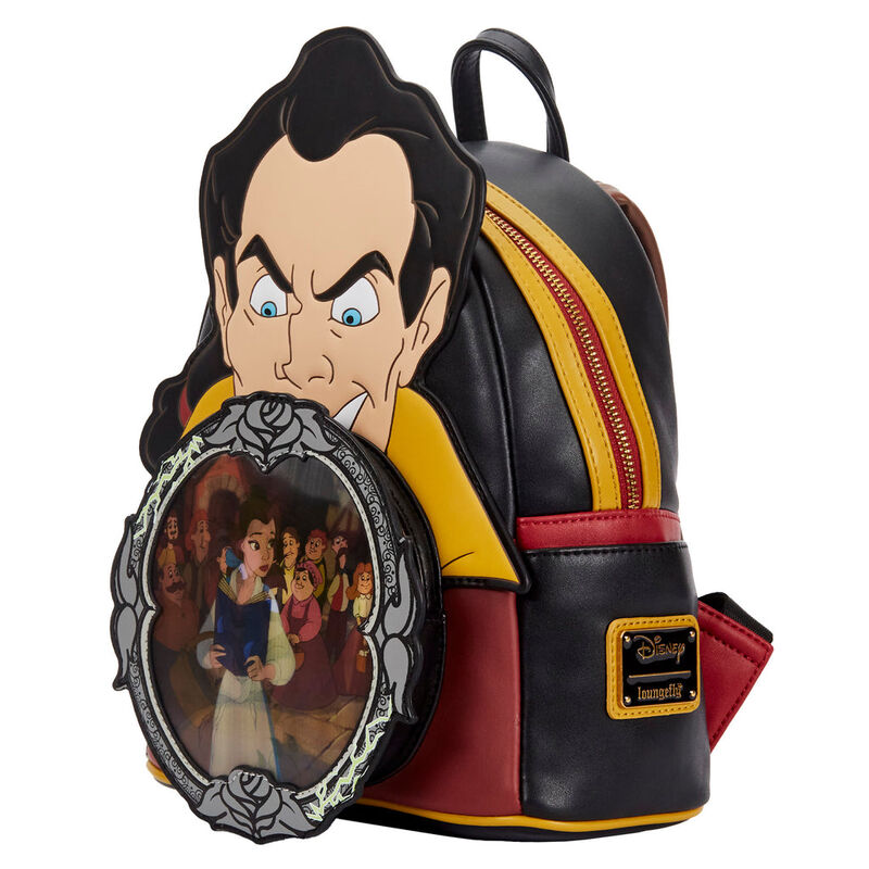 Loungefly Disney Beauty and the Beast Villains Gaston Scene backpack 26cm