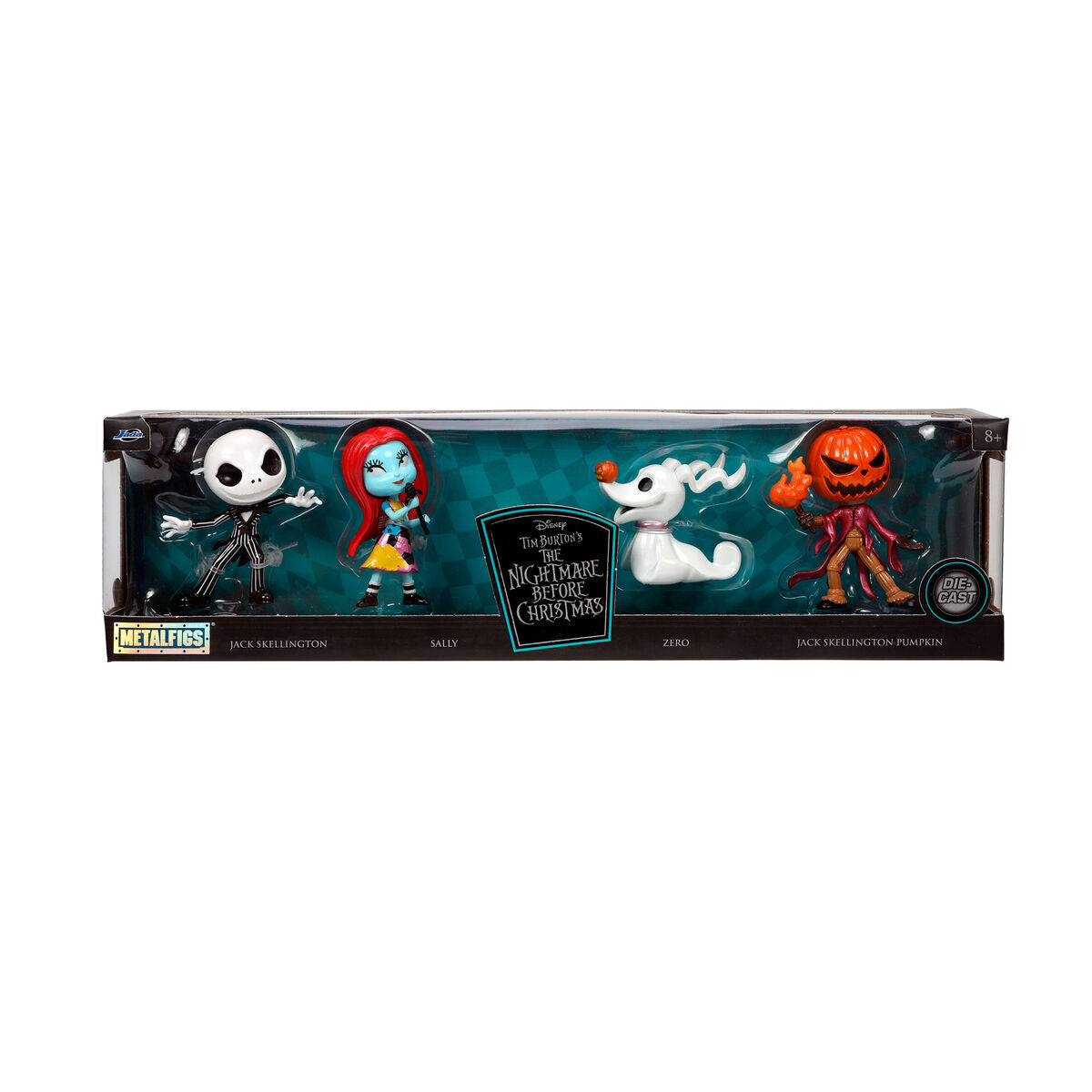 Nightmare Before Christmas set 4 figures metal 7cm