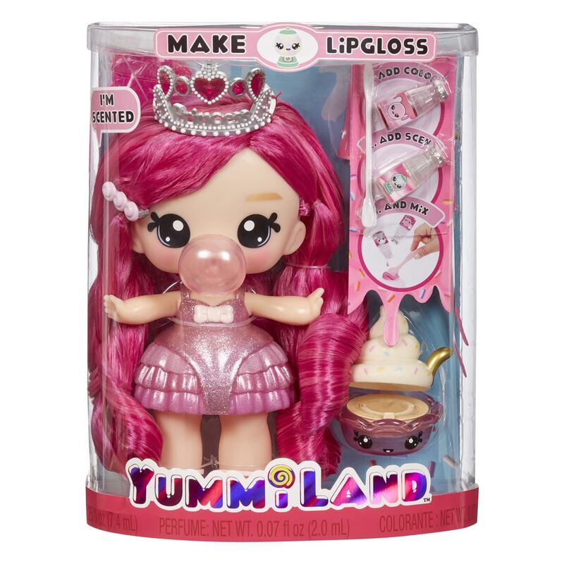 Yummiland Surprise Large Bianca Bubblegum doll+ lip gloss