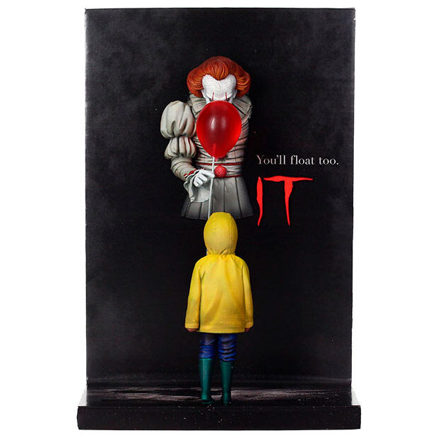 It 2017 Pennywise &#38; Georgie Poster 3D figure