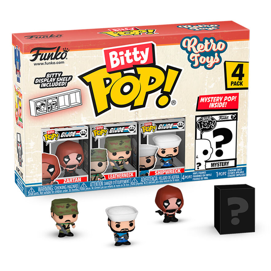Blister 4 figures Bitty POP Gi Joe