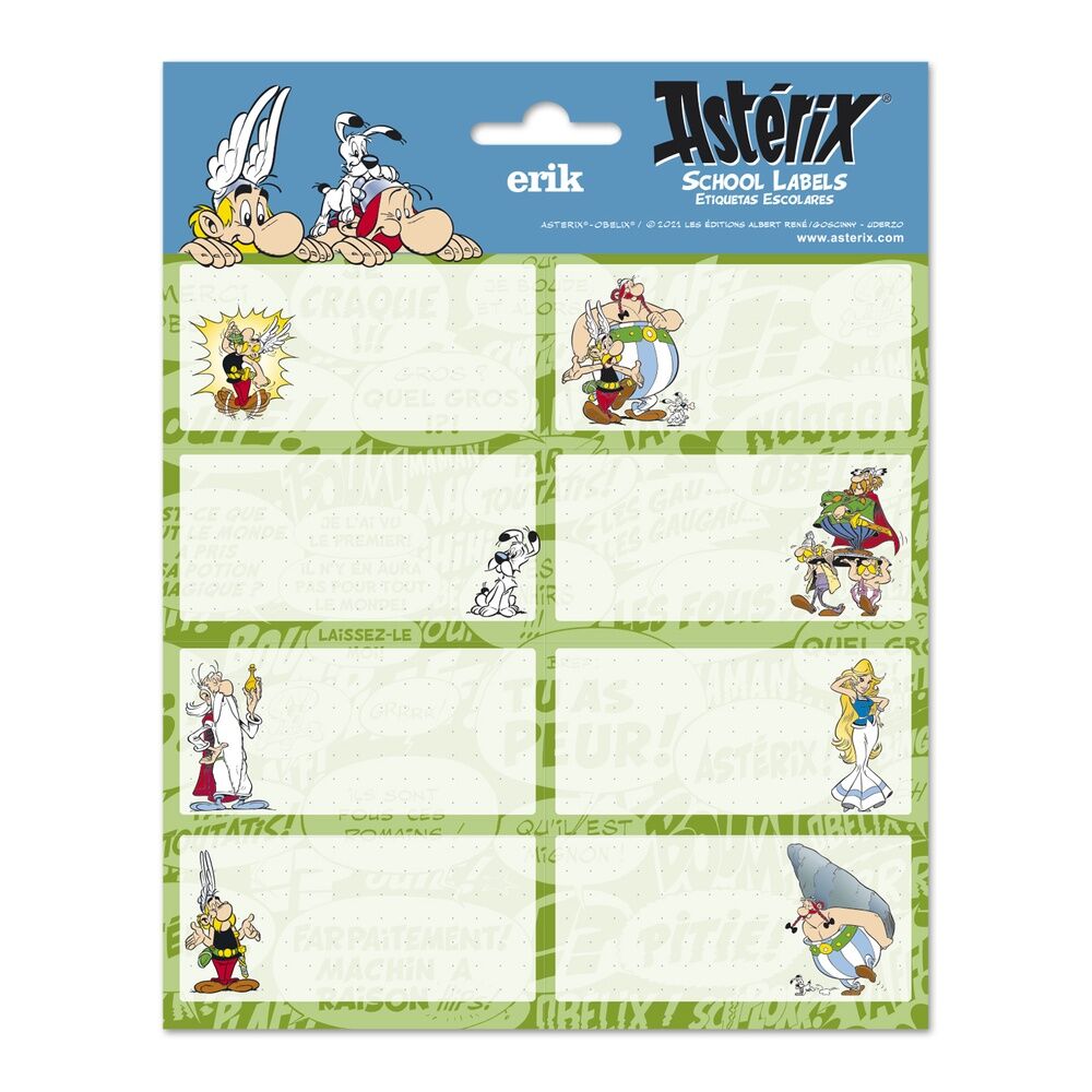 Asterix y Obelix Adhesive labels