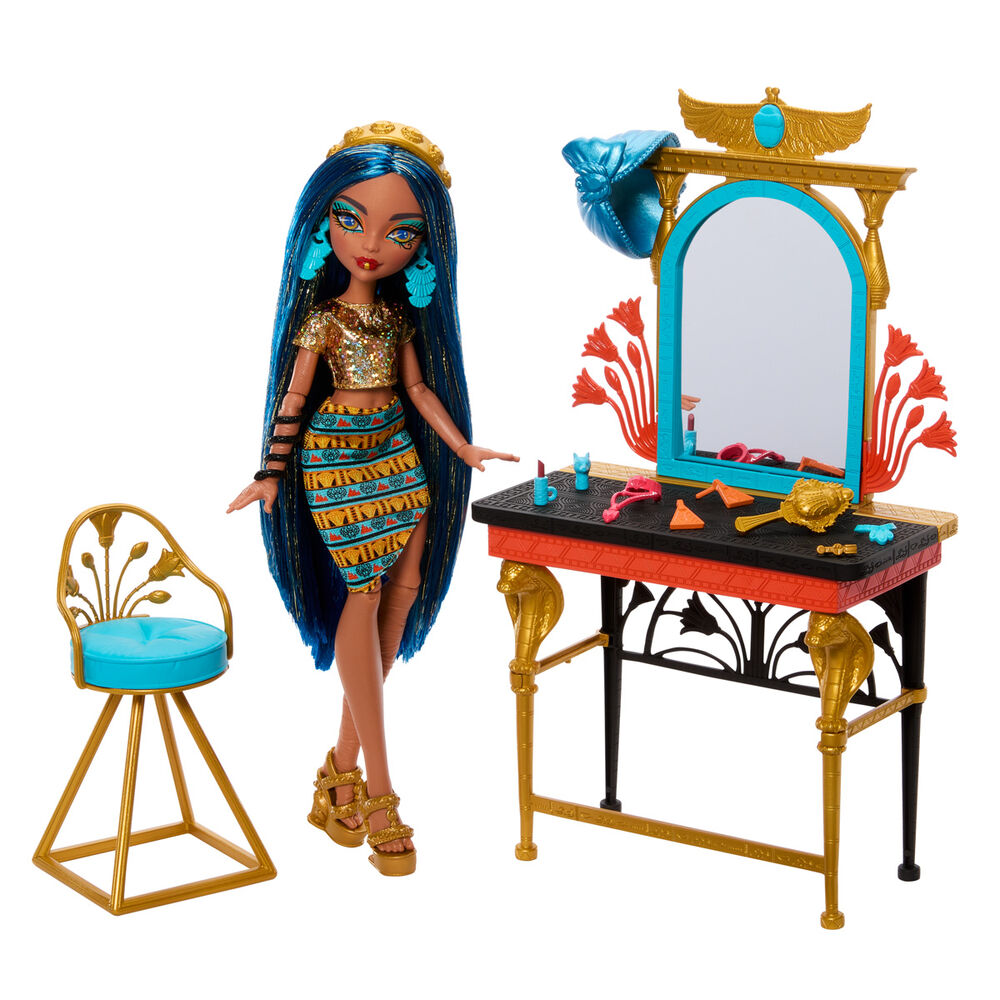 Monster High Cleo de Nile with dressing table doll