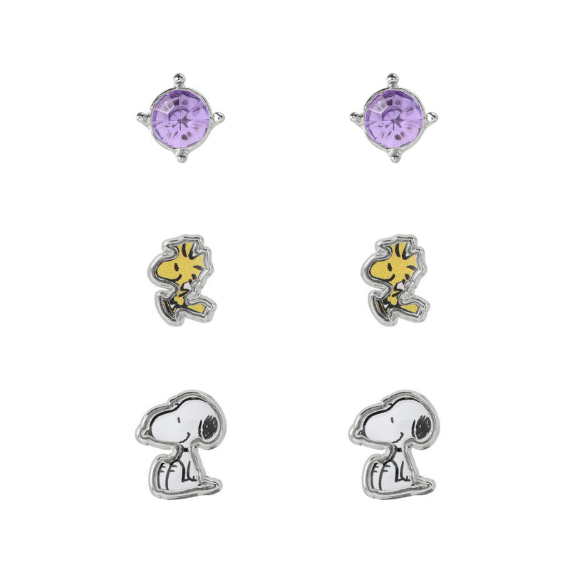 Snoopy Set 3 pairs of earrings