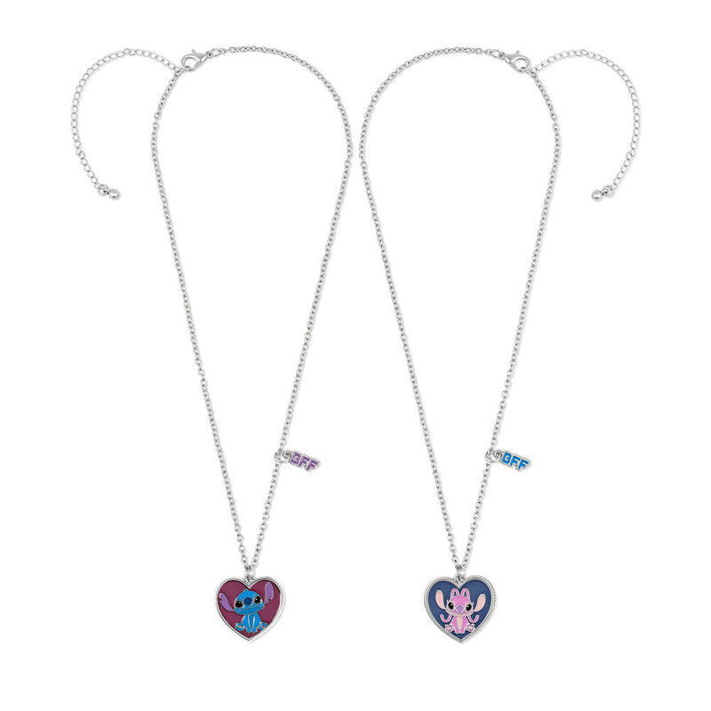 Disney Angel &#38; Stitch Set 2 necklaces