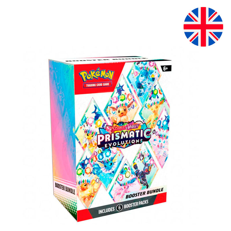 English Pokemon Prismatic Evolutions Booster Bundle Collectible card game