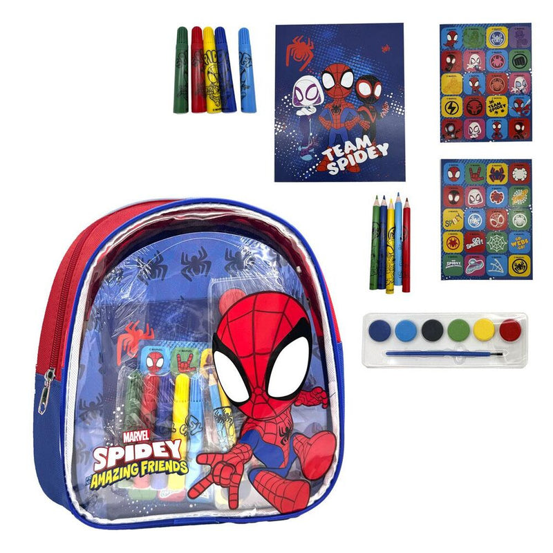 Marvel Spidey and His Amazing Friends backpack stationery set