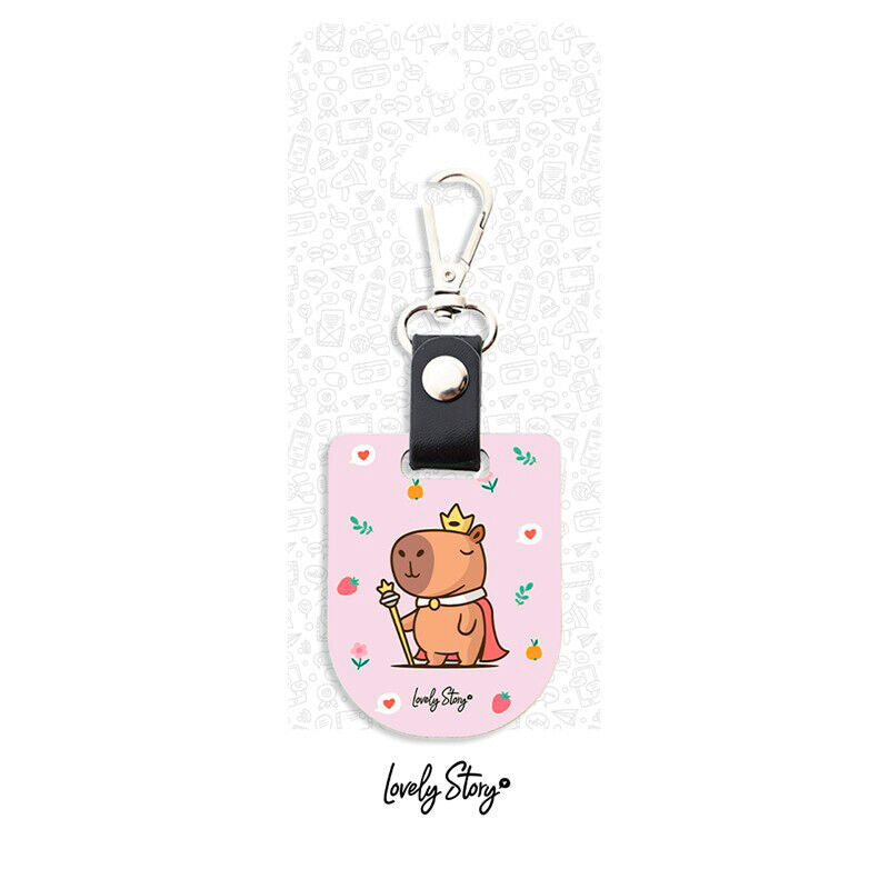 Capibara Majesty keychain