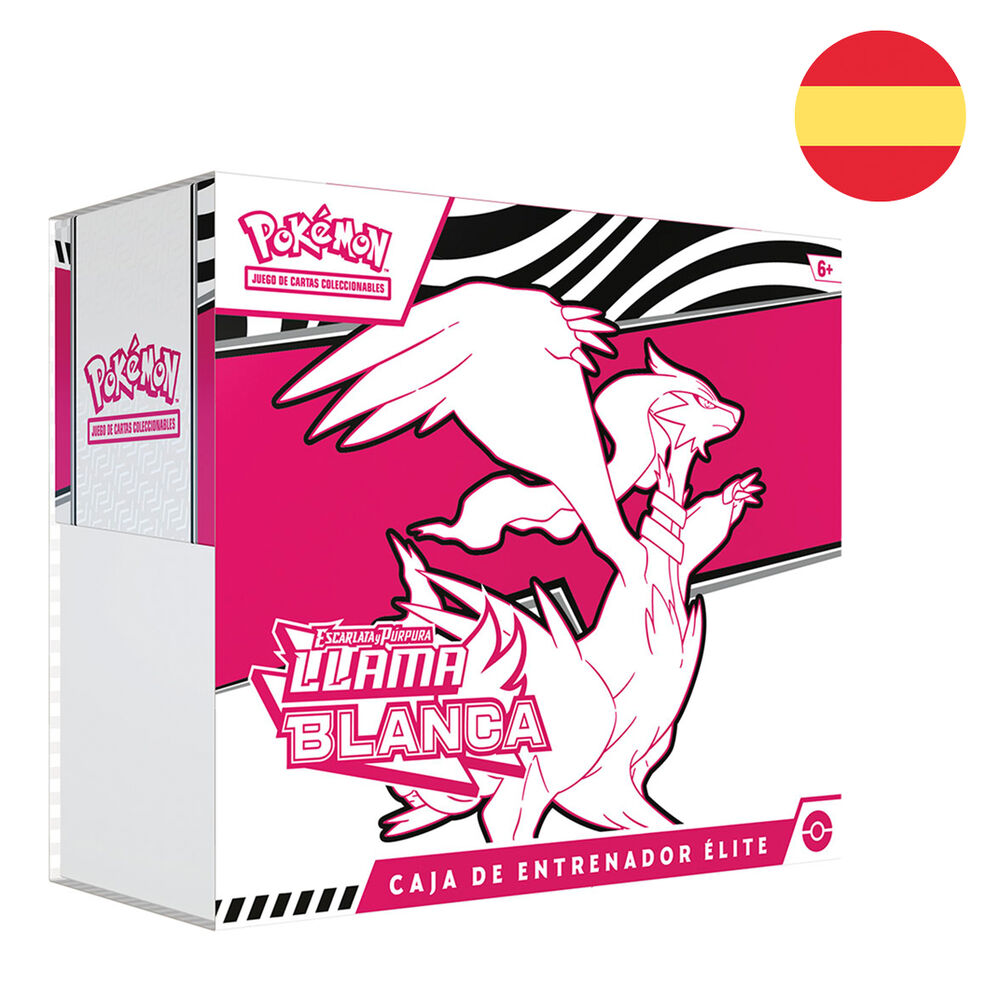 Spanish Pokemon White Flame collectible card game Trainer case