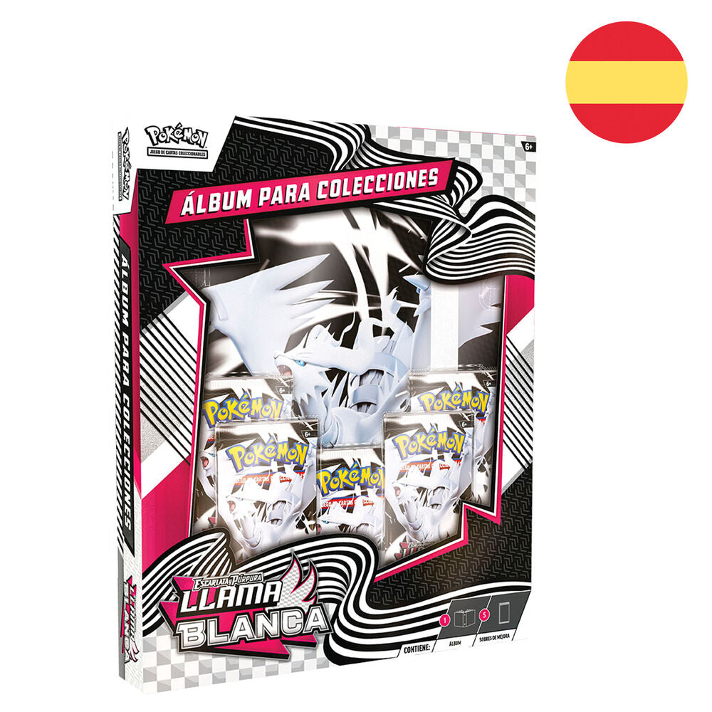 Spanish Pokemon White Flame Album Collections card game