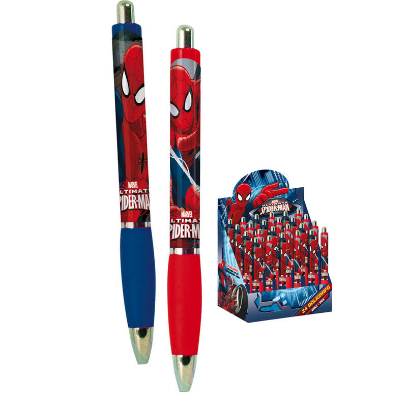 Ball-pen 24 pieces Spiderman Marvel Eyes